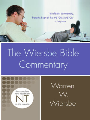 cover image of Wiersbe Bible Commentary NT